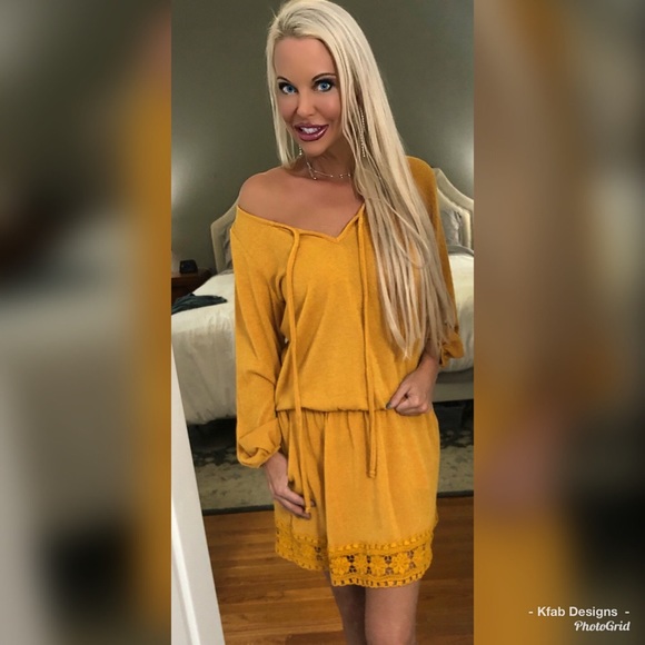 Smock Waist Crochet Detail Dress! - Picture 3 of 3